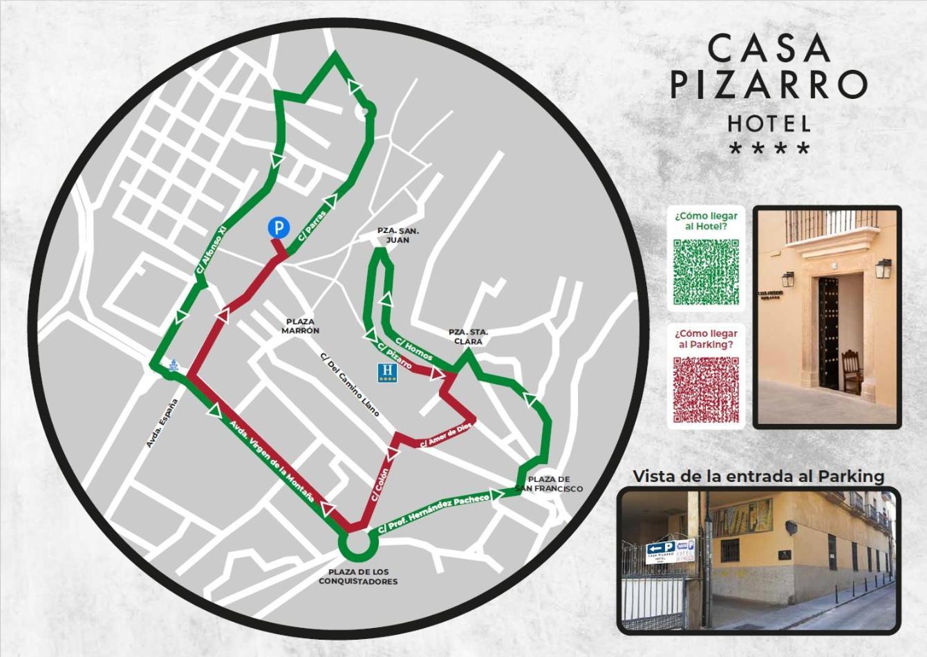 Casa Pizarro Hotel Касерес Экстерьер фото